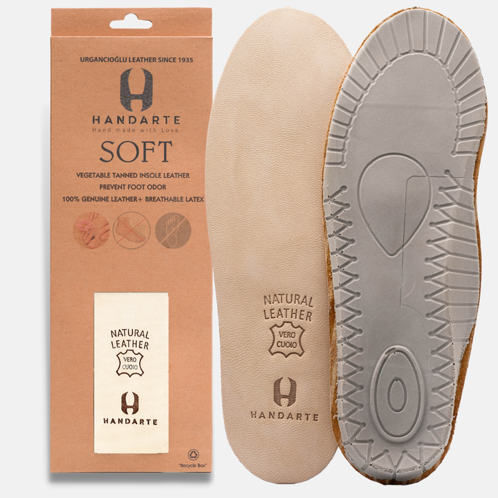 Handarte All-Day Soft Leather Insoles