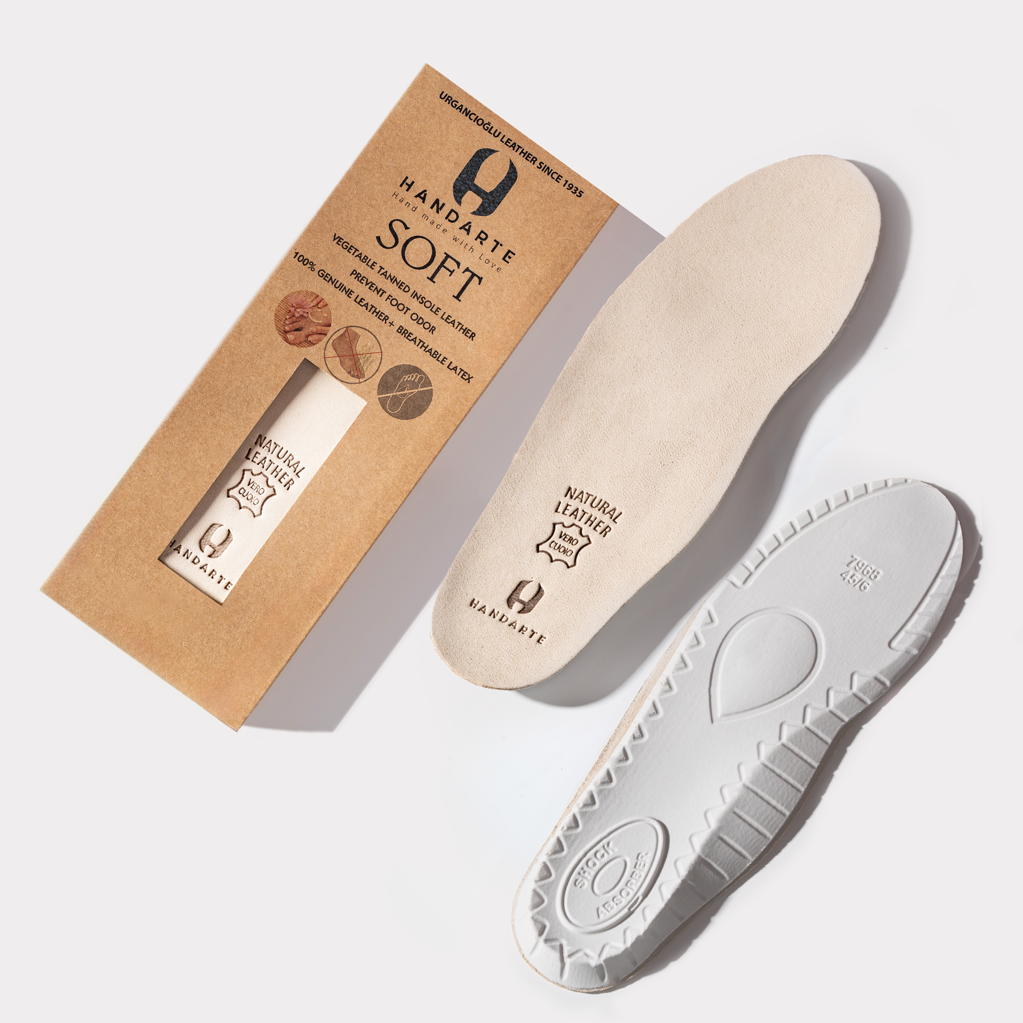 Handarte All-Day Soft Leather Insoles – Handarte Insoles