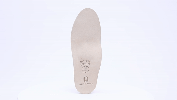 Arch Supported Orthotic Foot Odor Preventing Leather Insole