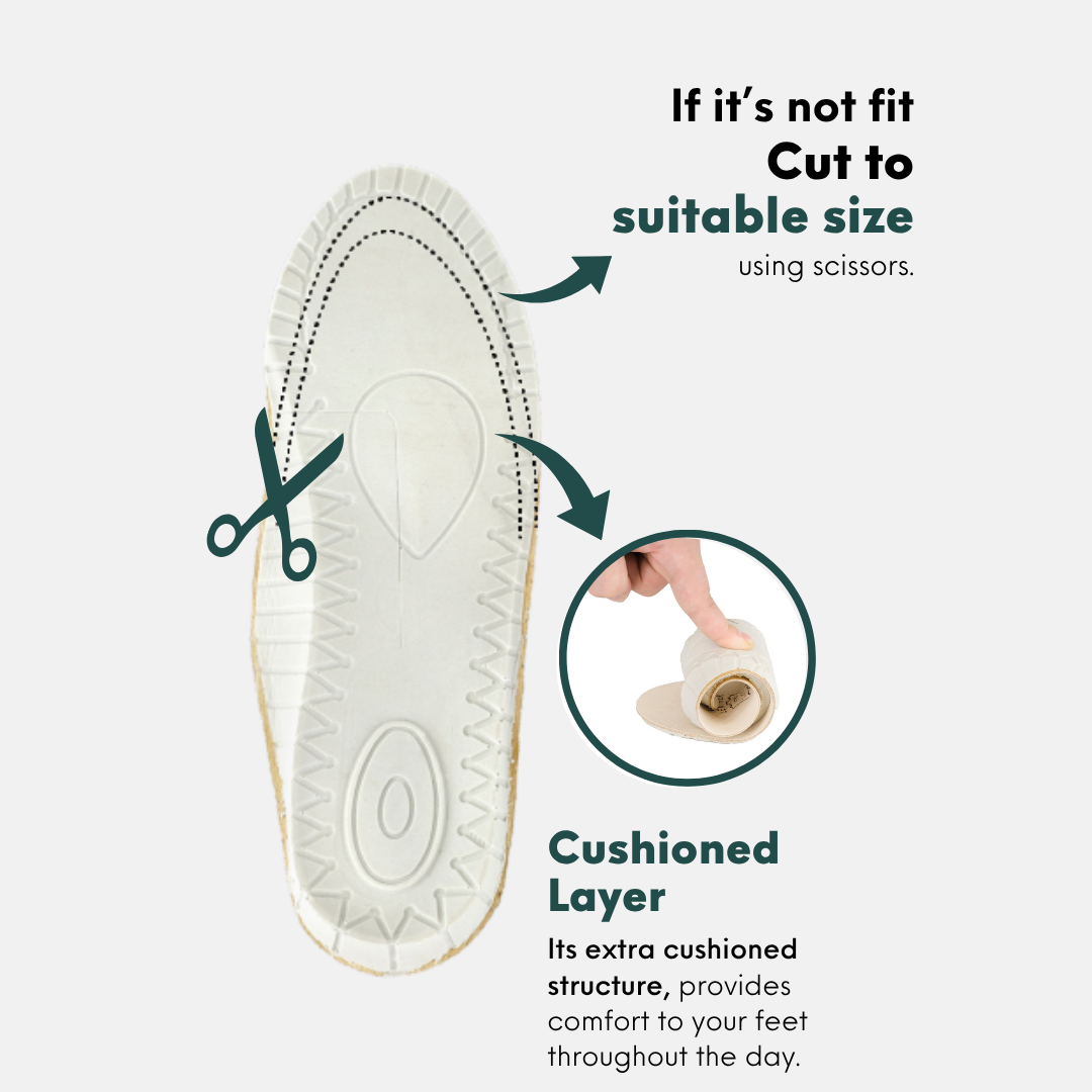 Handarte All-Day Soft Leather Insoles