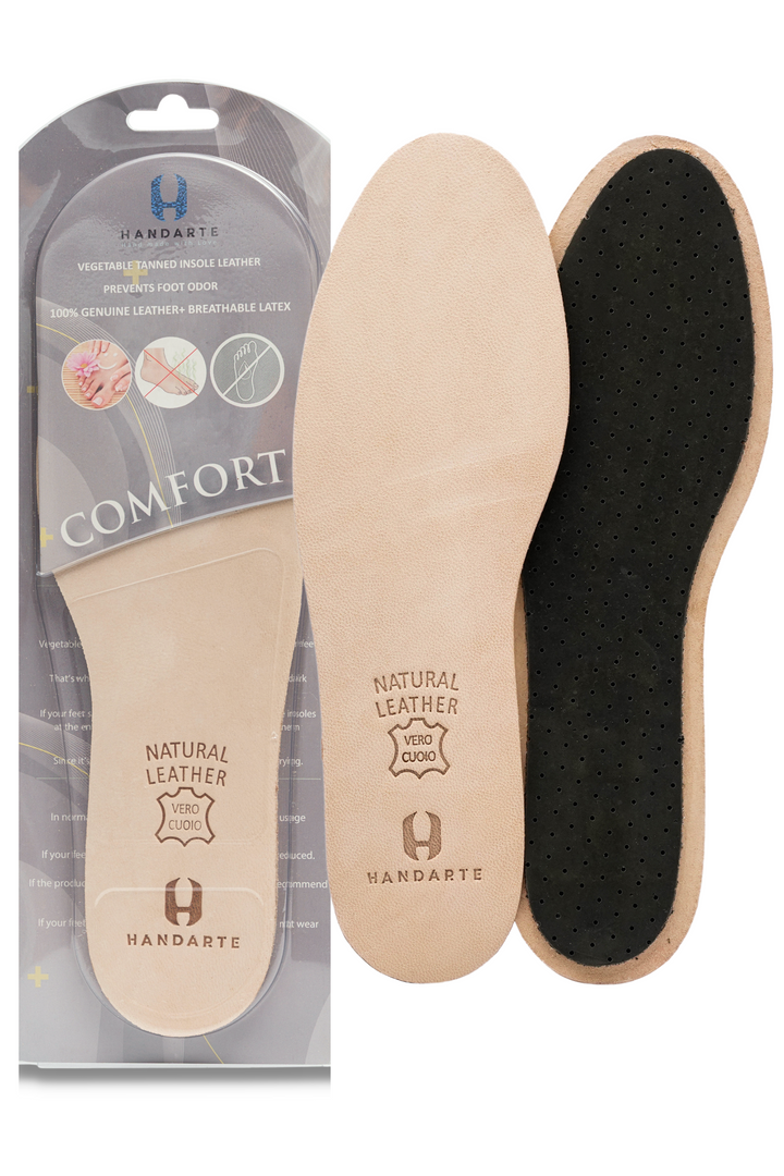 Comfort Thin Odor-Eater Leather Insole | Handarte®