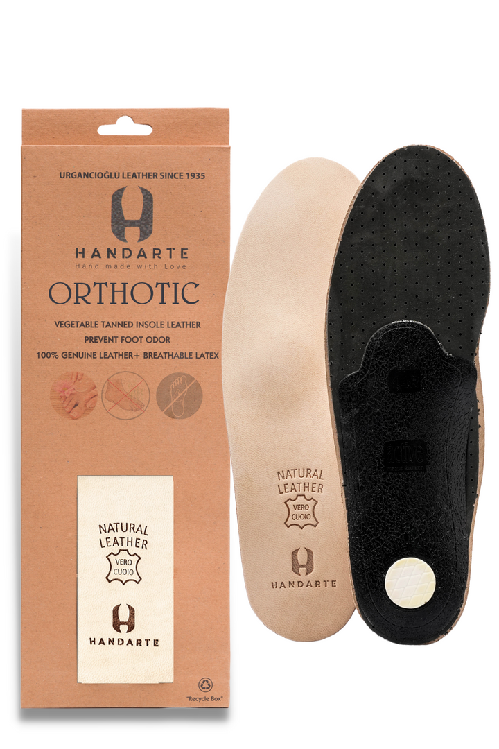 Orthotic Odor-Eater Leather Insole with Arch Support | Handarte®