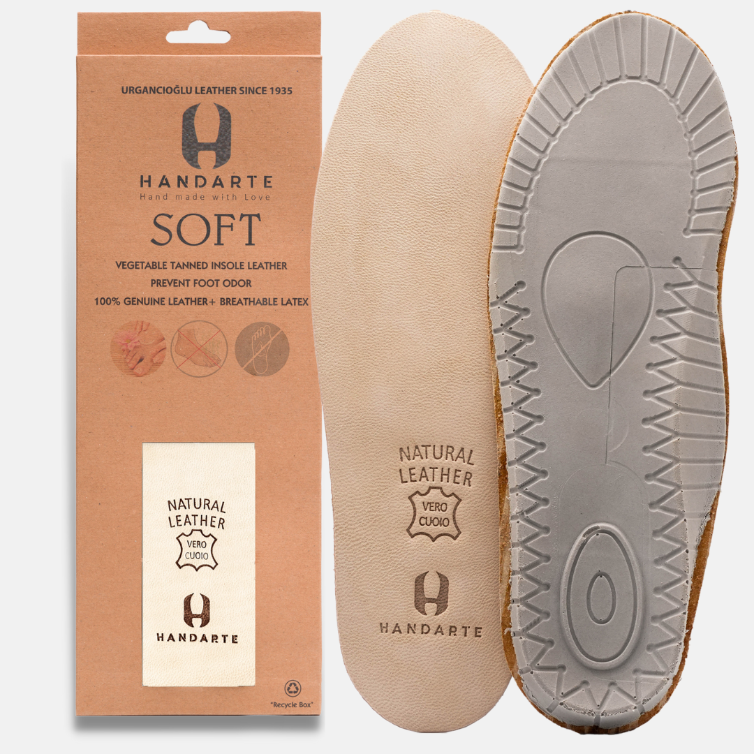 Handarte All-Day Soft Leather Insoles