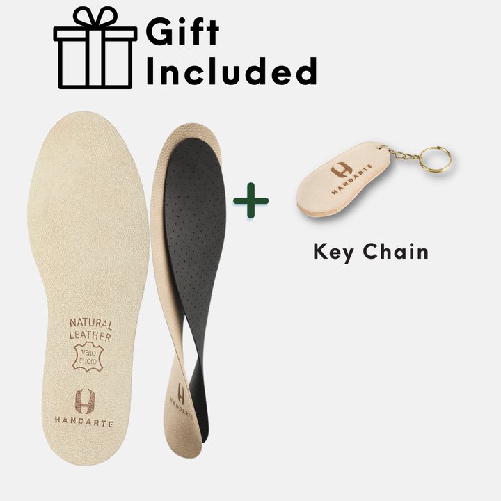 Handarte Ultra-Thin Leather Odor-Control Insoles