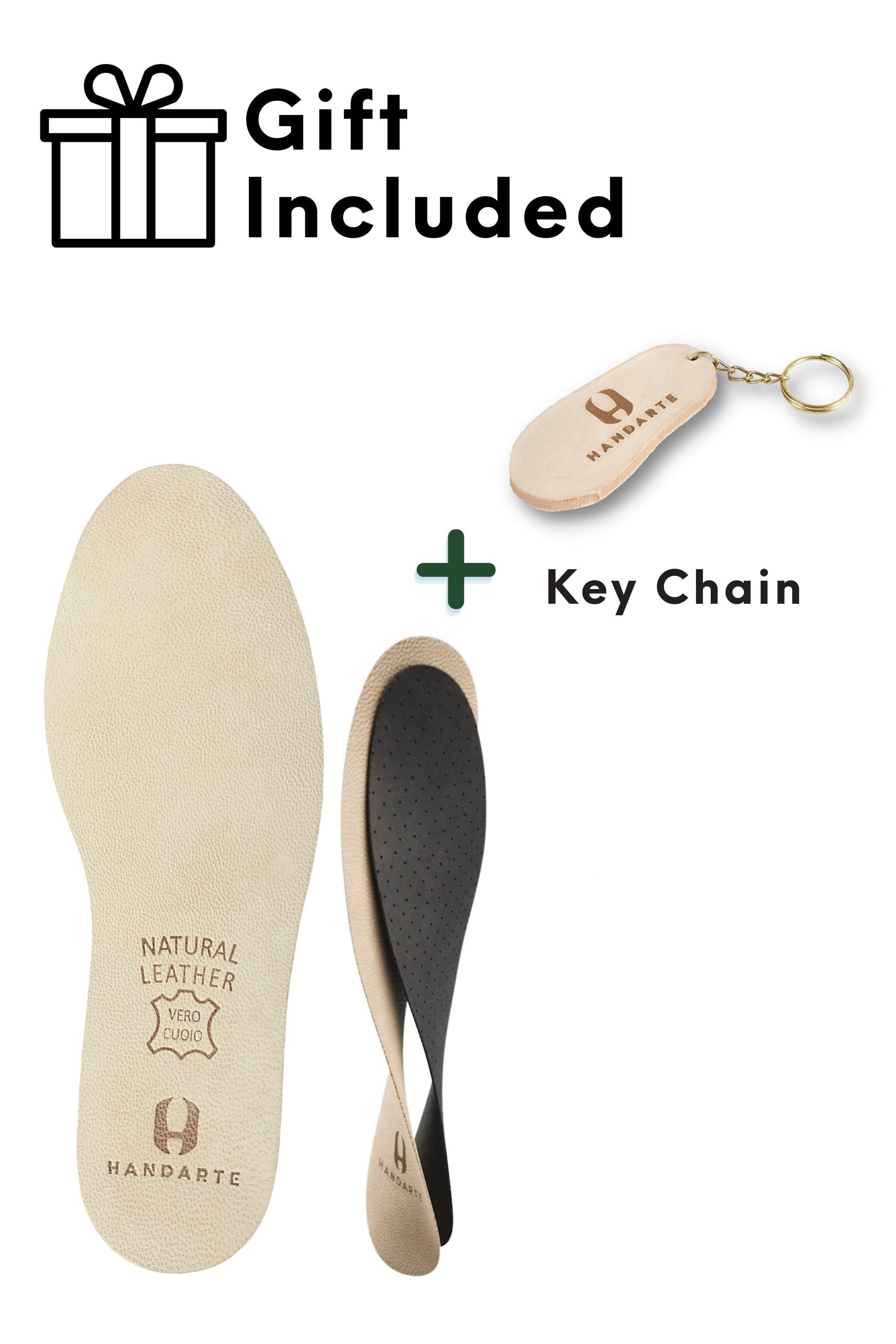 Comfort Thin Odor-Eater Leather Insole | Handarte®