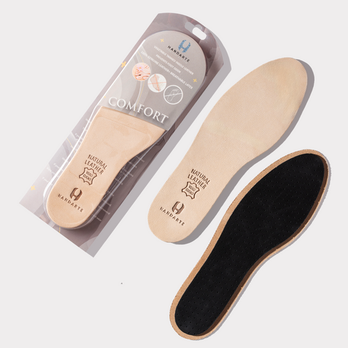 Handarte Ultra-Thin Leather Odor-Control Insoles