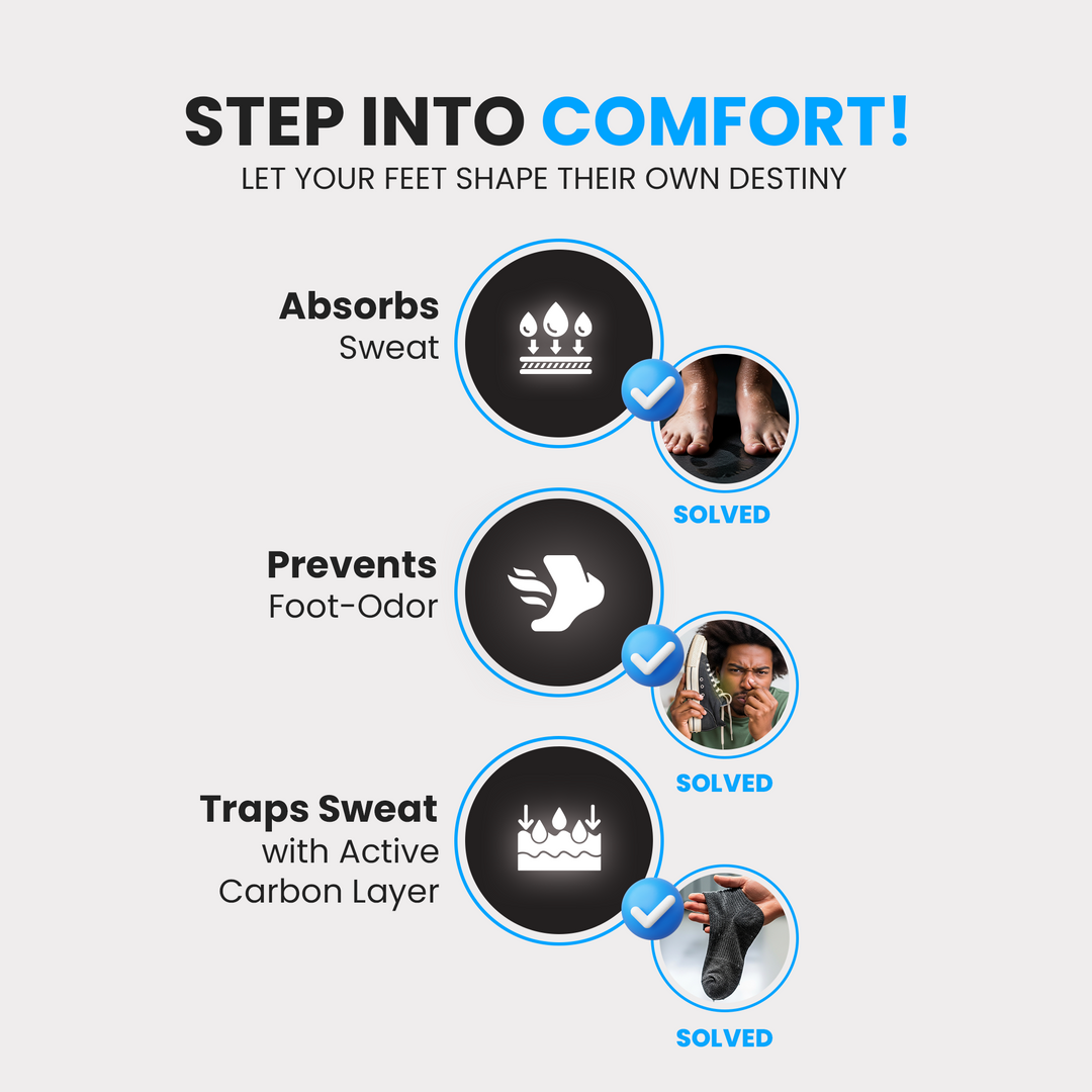 Handarte Ultra-Thin Leather Odor-Control Insoles