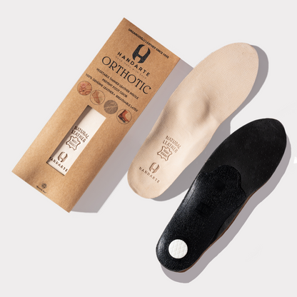 Handarte Orthotic Leather Insoles – Heel Pain & Plantar Fasciitis Relief