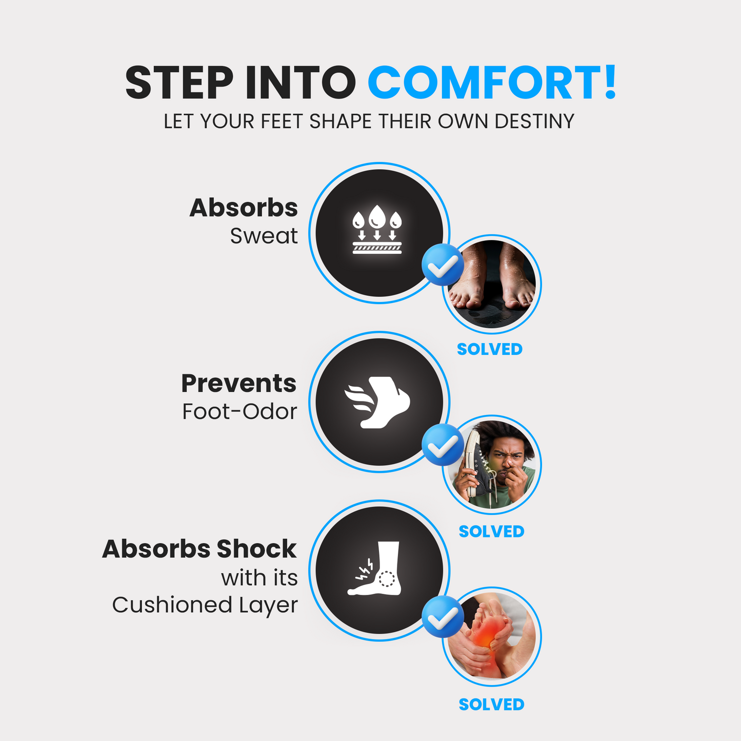 Handarte All-Day Soft Leather Insoles